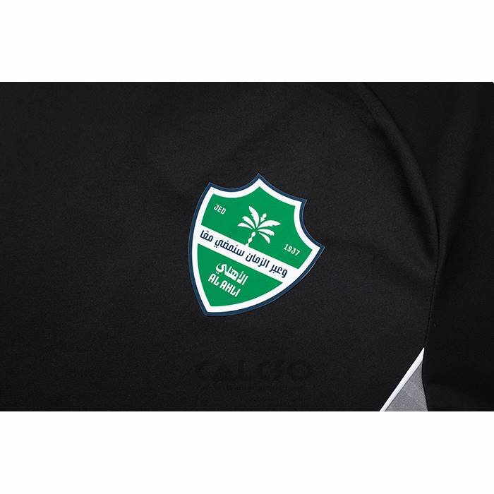 Tuta da Track Al-ahli Saudi Manica Corta 2025-2026 Nero - Pantaloncini